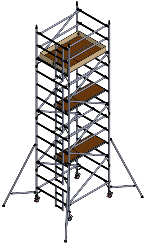 UTS 500 LADDERSPAN 3T 1.45M (W) X 1.8M (L) 5.7M PLATFORM HEIGHT