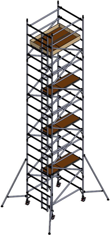 UTS 500 LADDERSPAN 3T 1.45M (W) X 1.8M (L) 8.2M PLATFORM HEIGHT