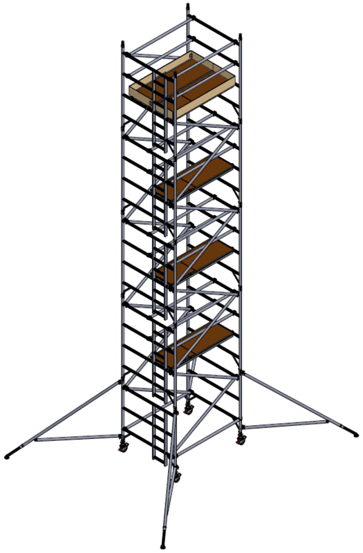 UTS 500 LADDERSPAN 3T 1.45M (W) X 1.8M (L) 8.7M PLATFORM HEIGHT