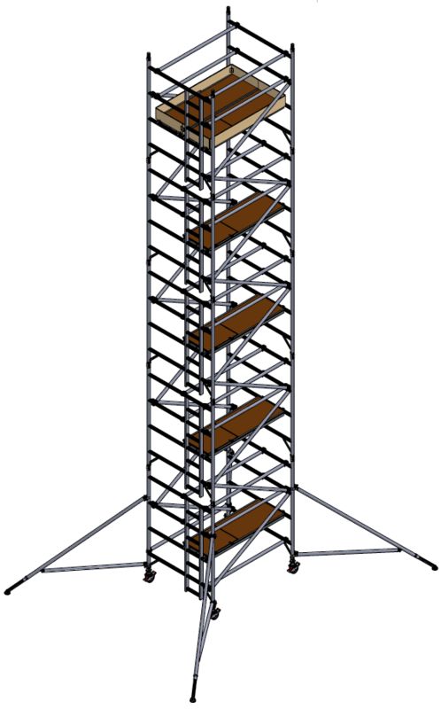 UTS 500 LADDERSPAN 3T 1.45M (W) X 1.8M (L) 9.2M PLATFORM HEIGHT