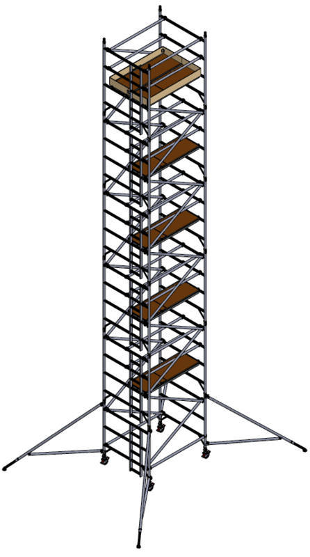 UTS 500 LADDERSPAN 3T 1.45M (W) X 1.8M (L) 10.7M PLATFORM HEIGHT