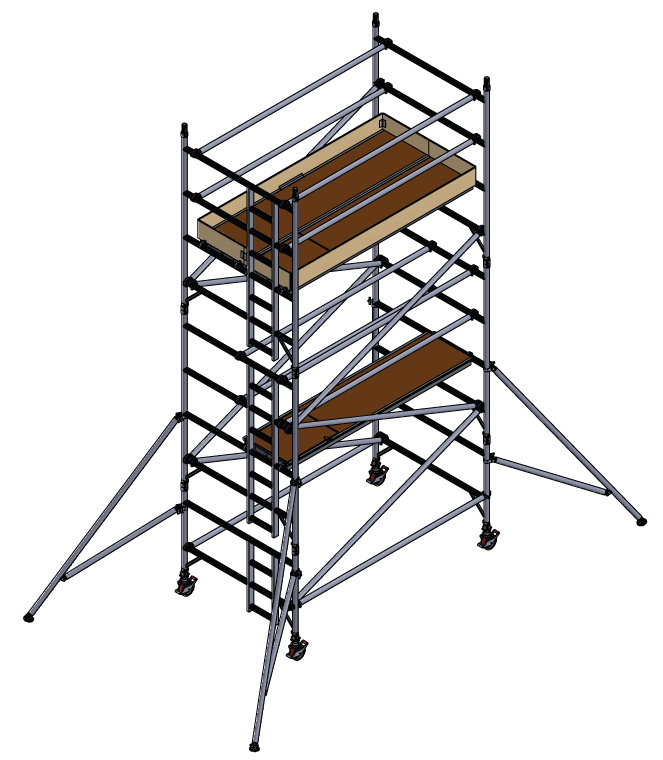 UTS 500 INDUSTRIAL 3T 1.45M (W) X 2.5M (L) 4.2M PLATFORM HEIGHT