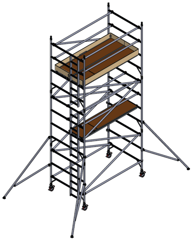 UTS 500 INDUSTRIAL 3T 1.45M (W) X 2.5M (L) 4.7M PLATFORM HEIGHT