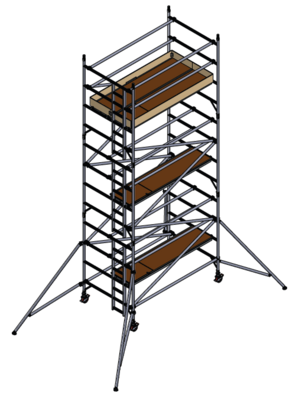UTS 500 INDUSTRIAL 3T 1.45M (W) X 2.5M (L) 5.2M PLATFORM HEIGHT