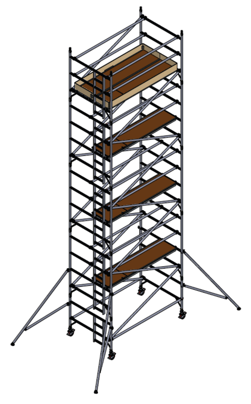 UTS 500 INDUSTRIAL 3T 1.45M (W) X 2.5M (L) 7.7M PLATFORM HEIGHT
