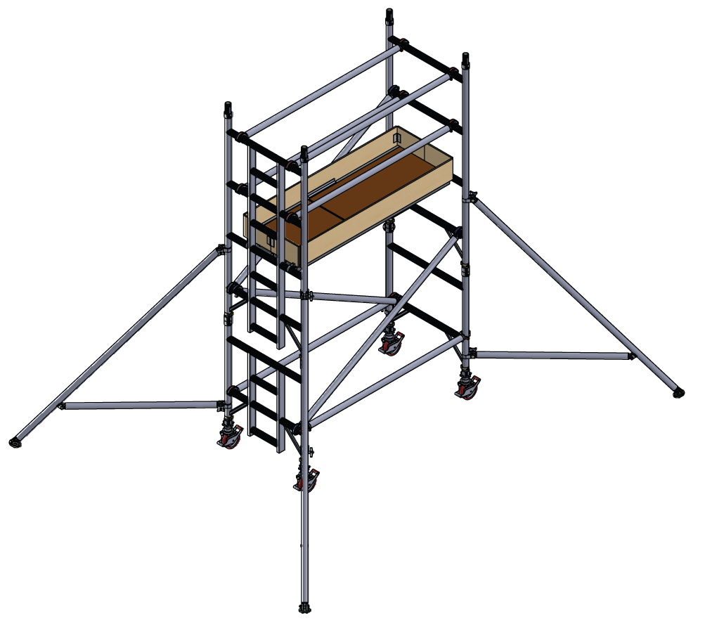 UTS 500 LADDERSPAN 3T 0.85M (W) X 1.8M (L) 2.2M PLATFORM HEIGHT
