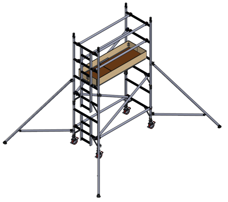 UTS 500 LADDERSPAN 3T 0.85M (W) X 1.8M (L) 2.2M PLATFORM HEIGHT