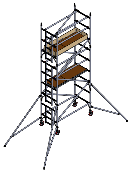 UTS 500 LADDERSPAN 3T 0.85M (W) X 1.8M (L) 3.7M PLATFORM HEIGHT
