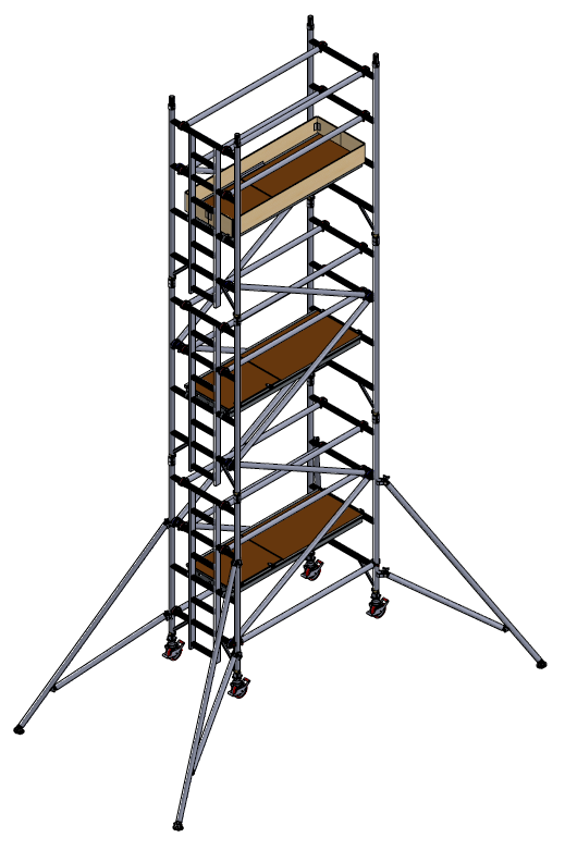 UTS 500 LADDERSPAN 3T 0.85M (W) X 1.8M (L) 5.2M PLATFORM HEIGHT