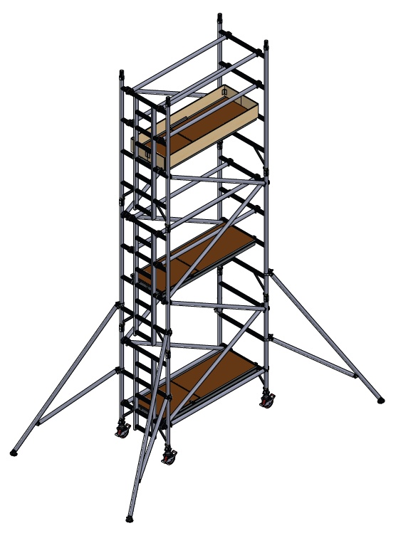 UTS 500 LADDERSPAN 3T 0.85M (W) X 1.8M (L) 4.7M PLATFORM HEIGHT