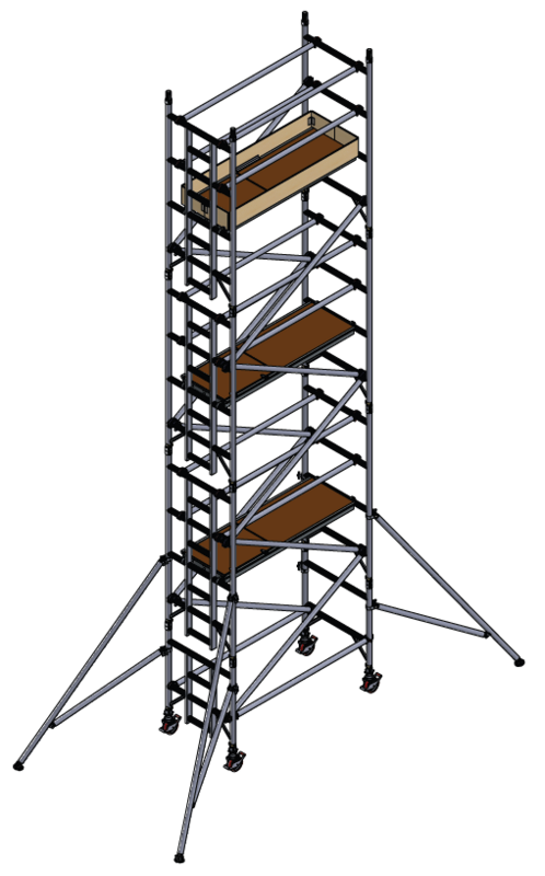 UTS 500 LADDERSPAN 3T 0.85M (W) X 1.8M (L) 6.2M PLATFORM HEIGHT