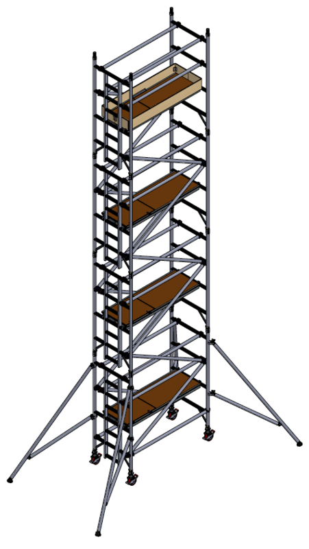 UTS 500 LADDERSPAN 3T 0.85M (W) X 1.8M (L) 7.2M PLATFORM HEIGHT