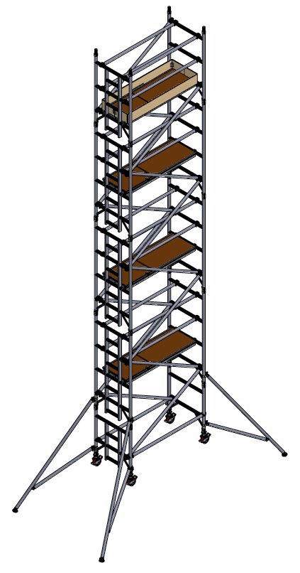 UTS 500 LADDERSPAN 3T 0.85M (W) X 1.8M (L) 7.7M PLATFORM HEIGHT