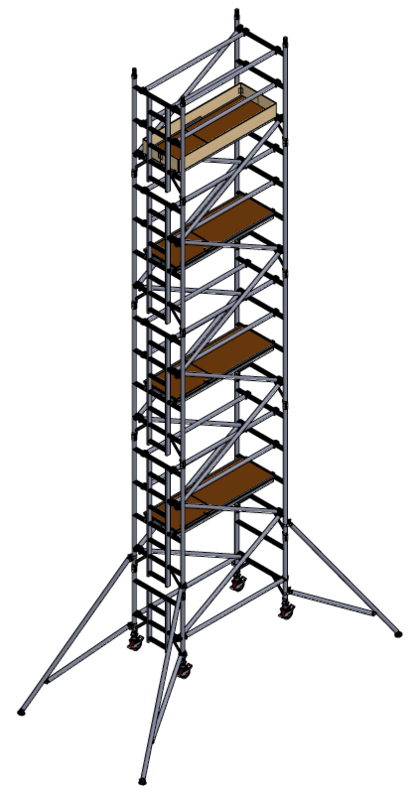 UTS 500 LADDERSPAN 3T 0.85M (W) X 1.8M (L) 7.7M PLATFORM HEIGHT