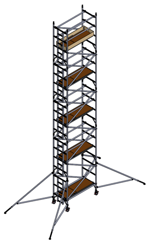 UTS 500 LADDERSPAN 3T 0.85M (W) X 1.8M (L) 8.7M PLATFORM HEIGHT