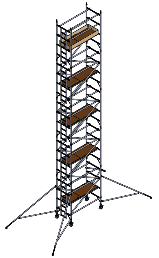 UTS 500 LADDERSPAN 3T 0.85M (W) X 1.8M (L) 9.2M PLATFORM HEIGHT