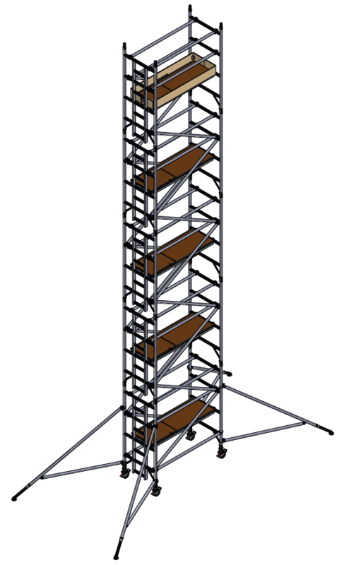 UTS 500 LADDERSPAN 3T 0.85M (W) X 1.8M (L) 9.2M PLATFORM HEIGHT