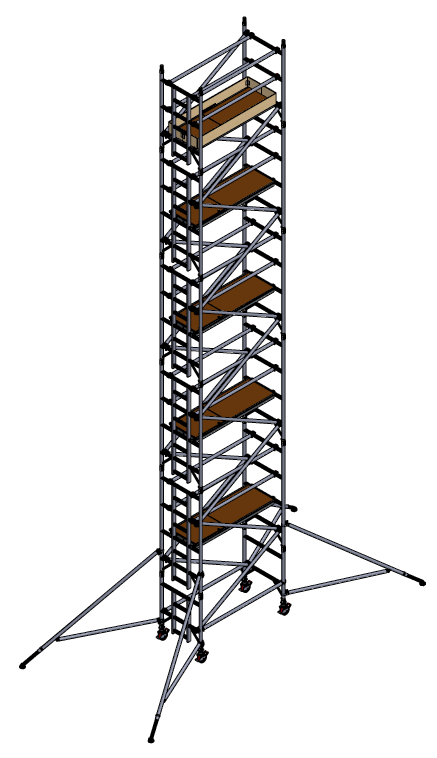 UTS 500 LADDERSPAN 3T 0.85M (W) X 1.8M (L) 9.7M PLATFORM HEIGHT