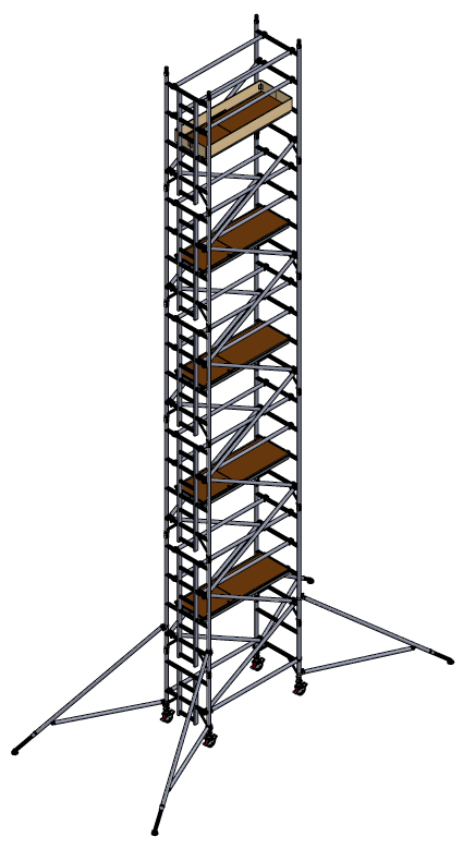 UTS 500 LADDERSPAN 3T 0.85M (W) X 1.8M (L) 10.2M PLATFORM HEIGHT