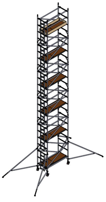 UTS 500 LADDERSPAN 3T 0.85M (W) X 1.8M (L) 10.7M PLATFORM HEIGHT
