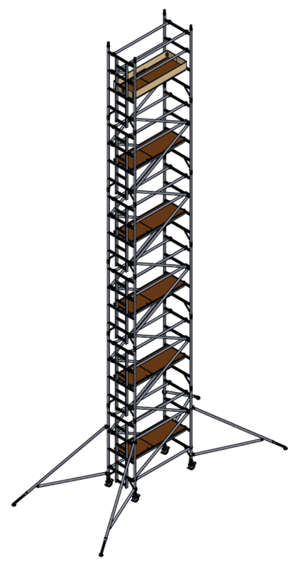 UTS 500 LADDERSPAN 3T 0.85M (W) X 1.8M (L) 11.2M PLATFORM HEIGHT