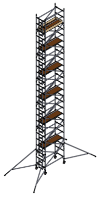 UTS 500 LADDERSPAN 3T 0.85M (W) X 1.8M (L) 11.7M PLATFORM HEIGHT