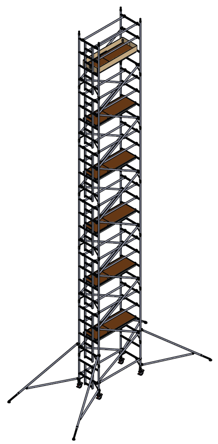 UTS 500 LADDERSPAN 3T 0.85M (W) X 1.8M (L) 12.2M PLATFORM HEIGHT