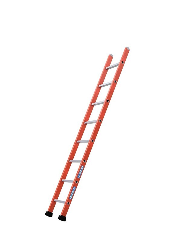 TUBESCA FIBREGLASS SINGLE SECTION LADDER 2.4M