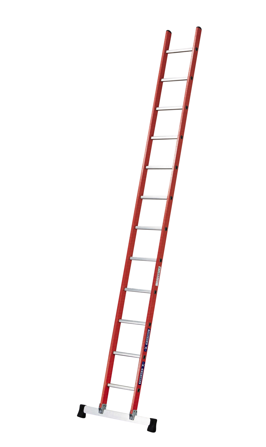 TUBESCA FIBREGLASS SINGLE SECTION LADDER 3.63M