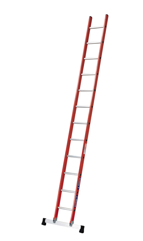 TUBESCA FIBREGLASS SINGLE SECTION LADDER 3.63M