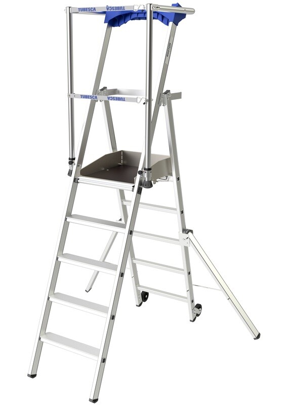 TUBESCA RAPTOR SERIES 2.0 PODIUM STEPLADDER 5 TREAD