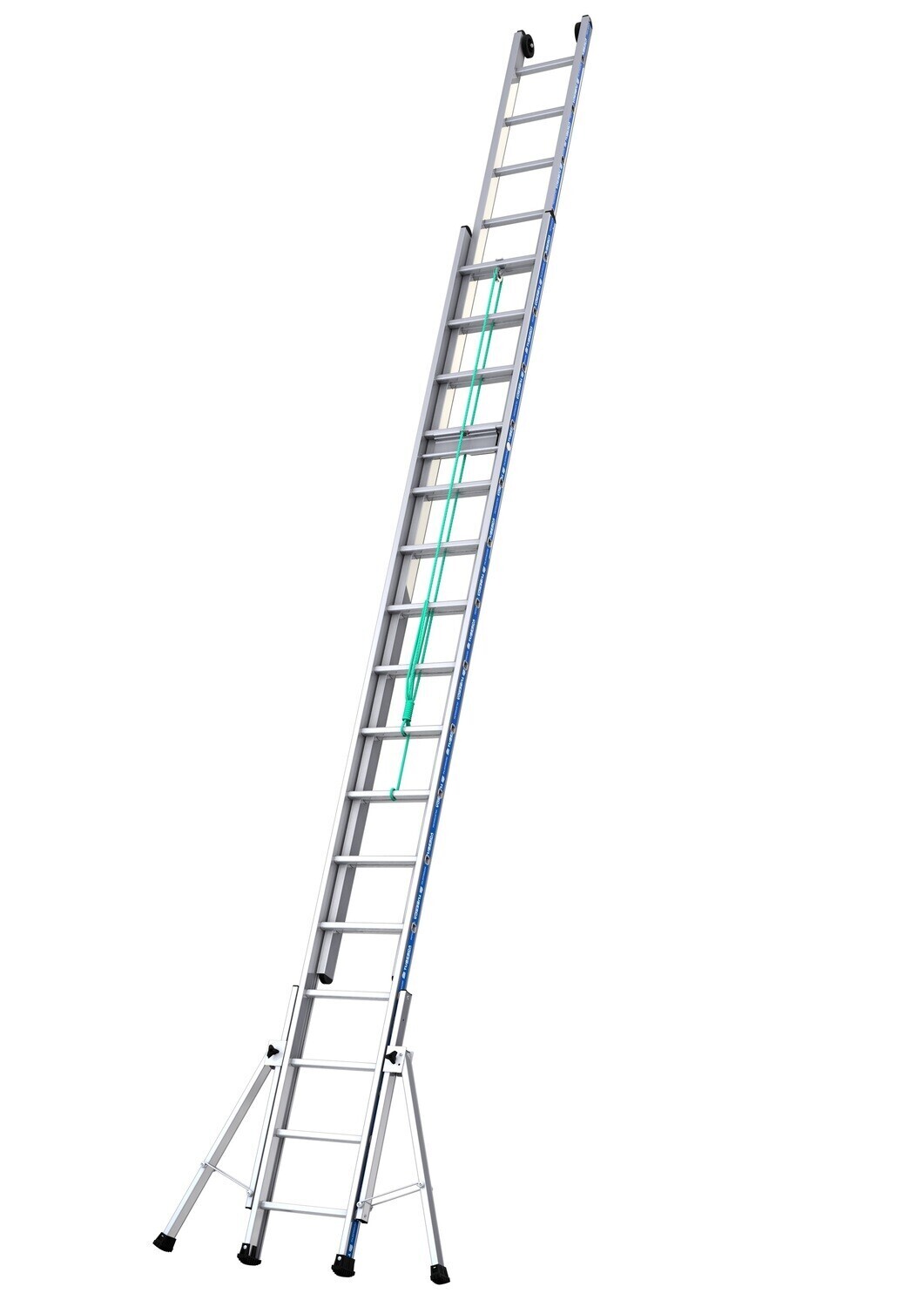 TUBESCA PLATINIUM 2 SECTION ROPE OPERATED LADDER 4.65M