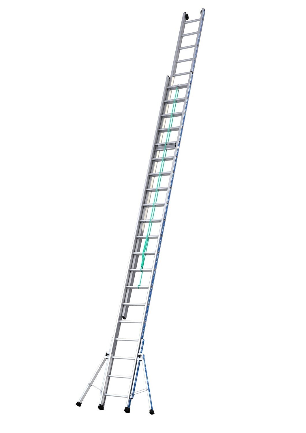 TUBESCA PLATINIUM 2 SECTION ROPE OPERATED LADDER 5.78M