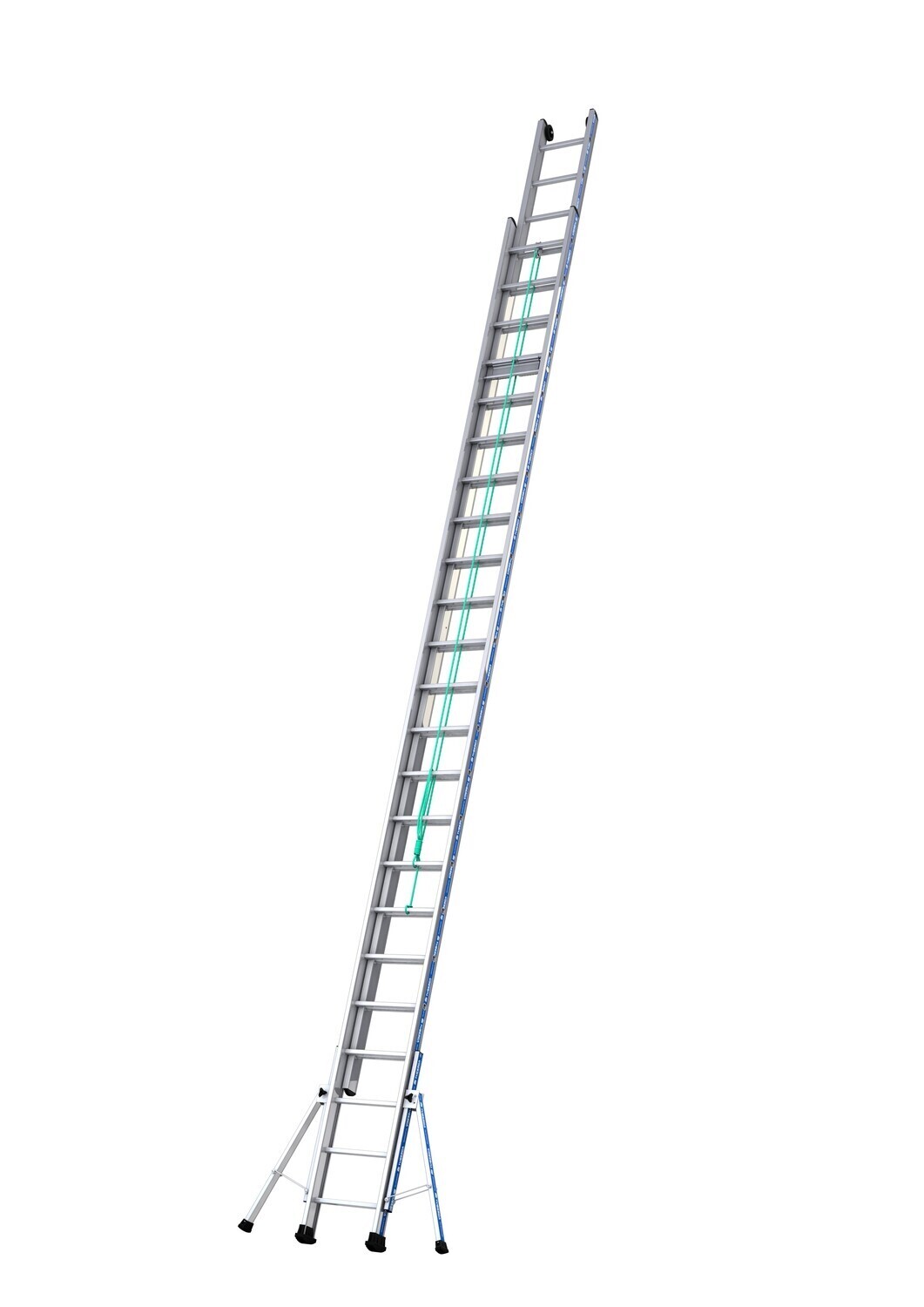TUBESCA PLATINIUM 2 SECTION ROPE OPERATED LADDER 6.62M