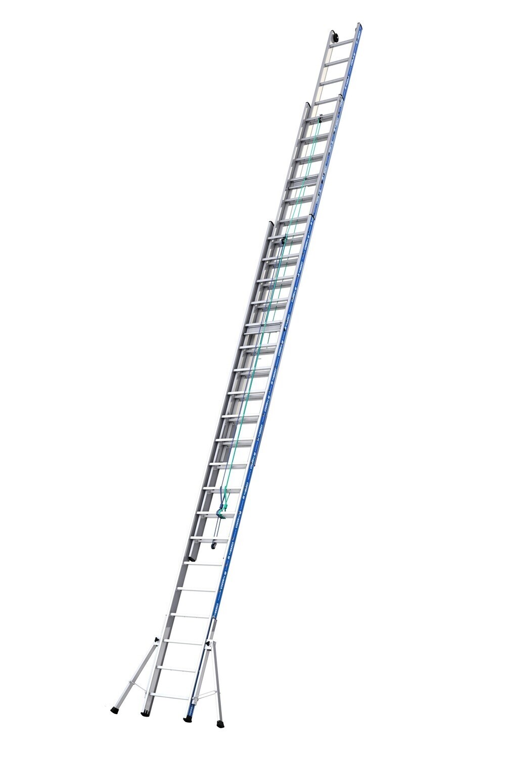 TUBESCA PLATINIUM 3 SECTION ROPE OPERATED LADDER 5.79M