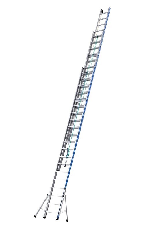 TUBESCA PLATINIUM 3 SECTION ROPE OPERATED LADDER 5.79M