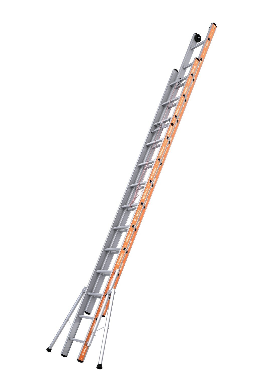 TUBESCA PRONOR 2 SECTION ROPE OPERATED LADDER 3.8M