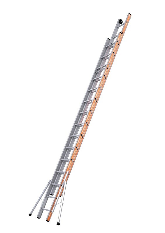 TUBESCA PRONOR 2 SECTION ROPE OPERATED LADDER 4.37M