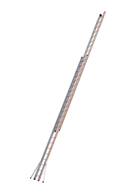 TUBESCA PRONOR 2 SECTION ROPE OPERATED LADDER 6.61M