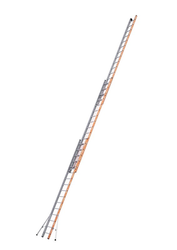 TUBESCA PRONOR 3 SECTION ROPE OPERATED LADDER 4.65M