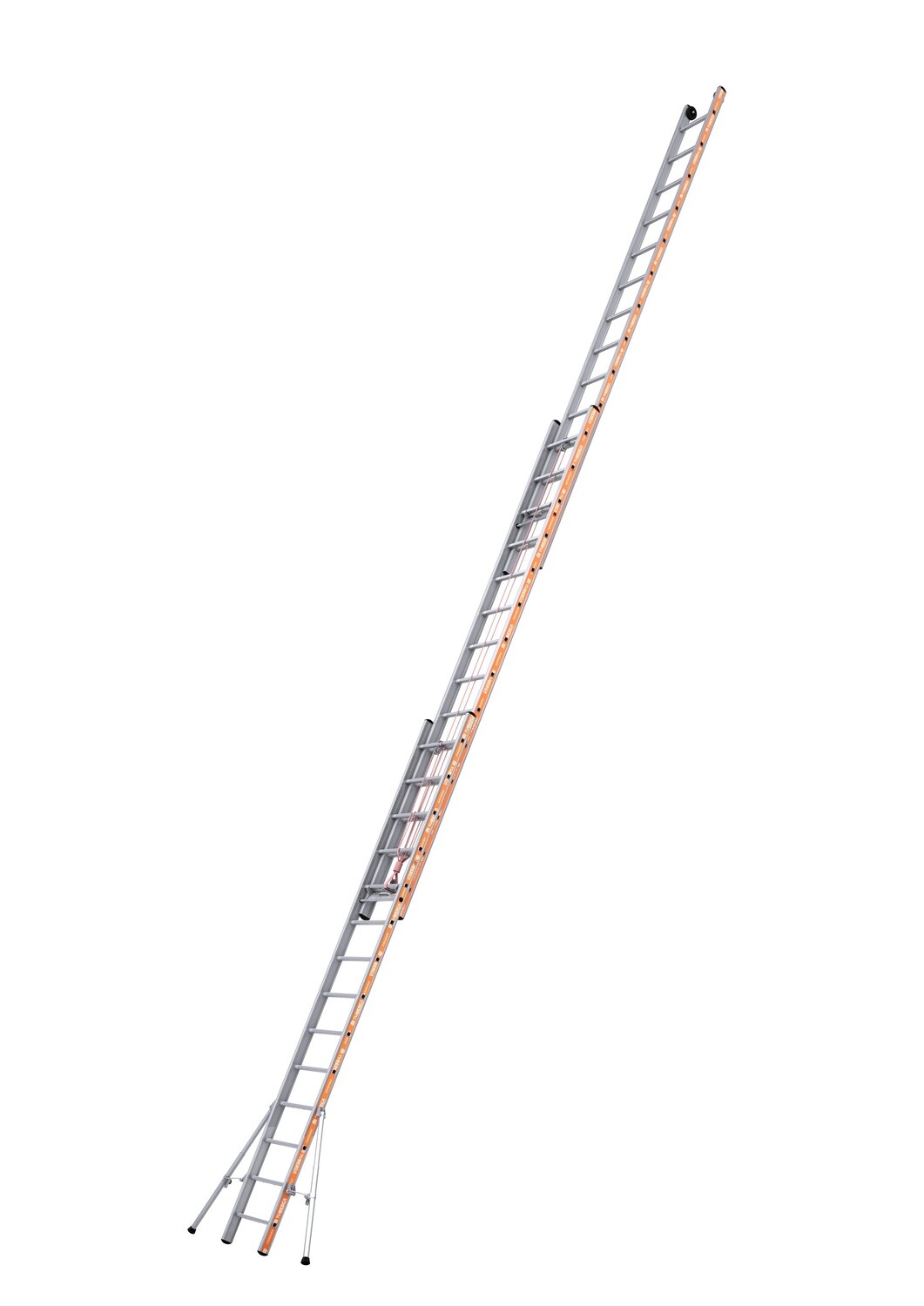 TUBESCA PRONOR 3 SECTION ROPE OPERATED LADDER 4.09M