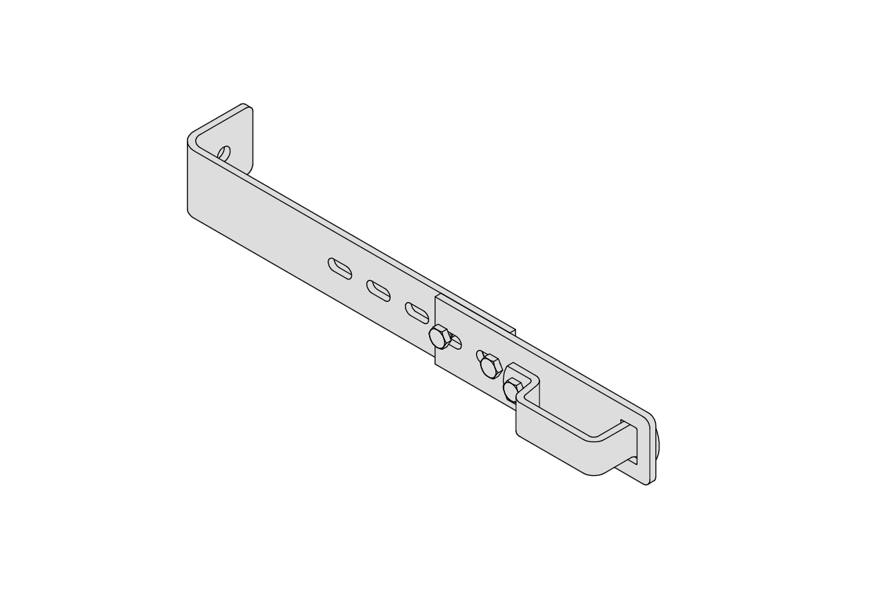 HYMER ADJUSTABLE WALL BRACKET 172-300MM