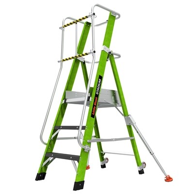 LITTLE GIANT STADIUM SERIES 2.0 PODIUM STEPLADDER 3 TREAD