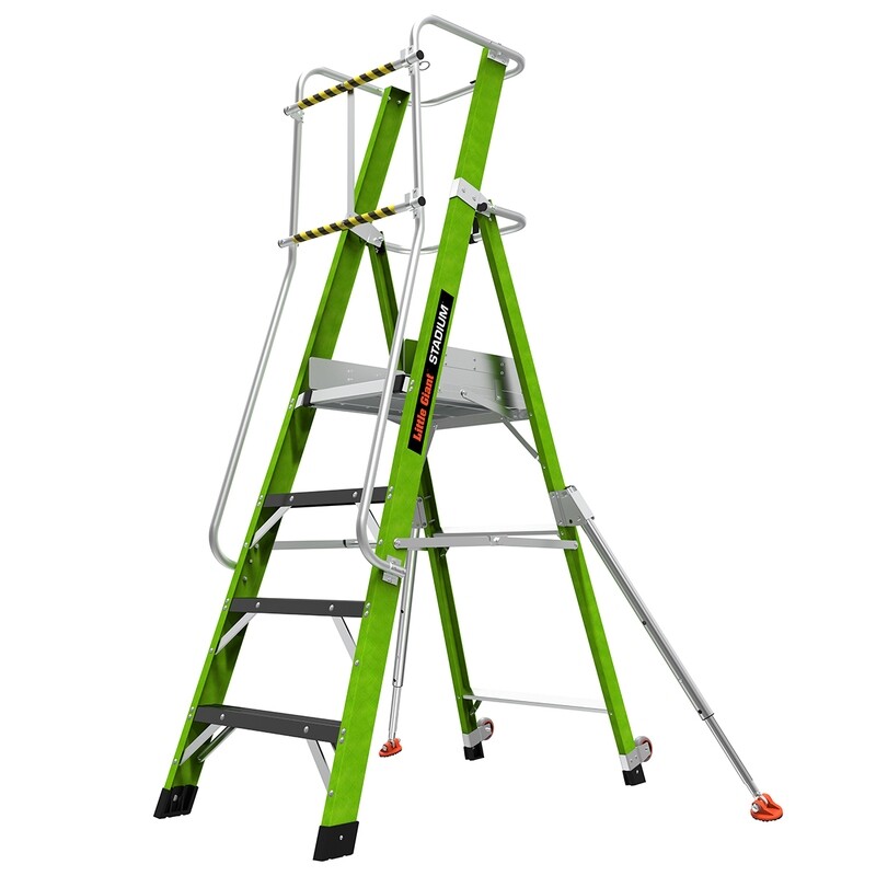 LITTLE GIANT STADIUM SERIES 2.0 PODIUM STEPLADDER 4 TREAD