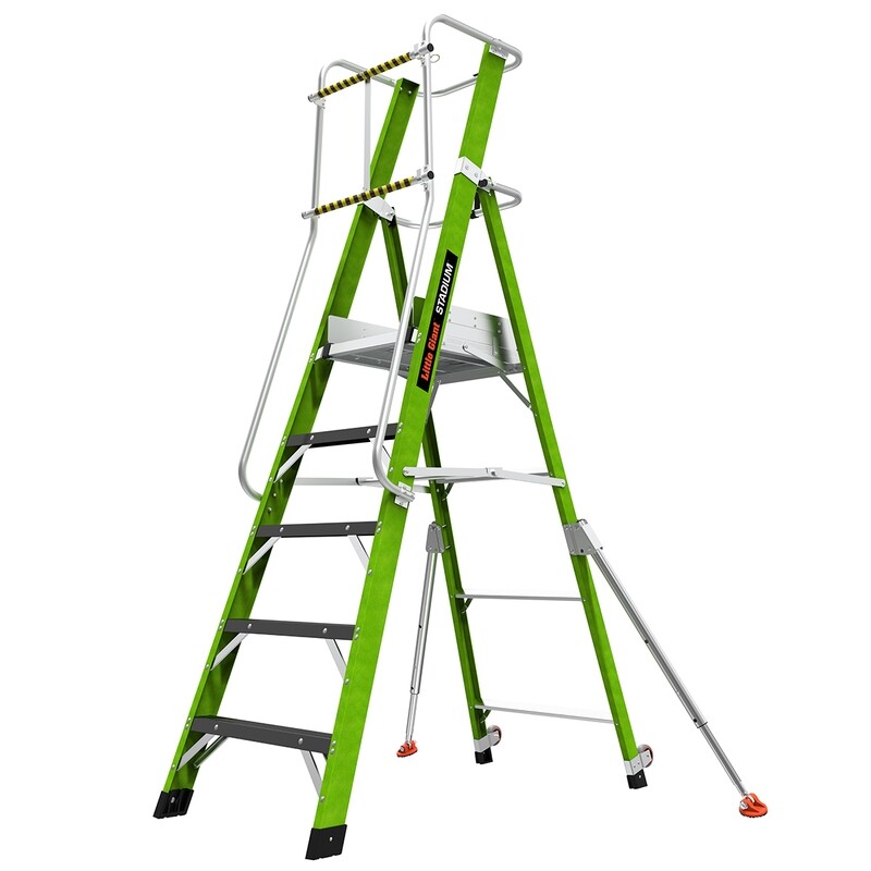 LITTLE GIANT STADIUM SERIES 2.0 PODIUM STEPLADDER 5 TREAD