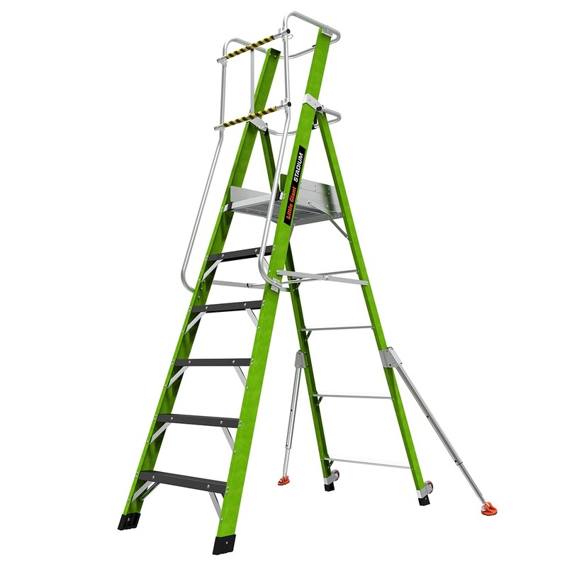 LITTLE GIANT STADIUM SERIES 2.0 PODIUM STEPLADDER 6 TREAD