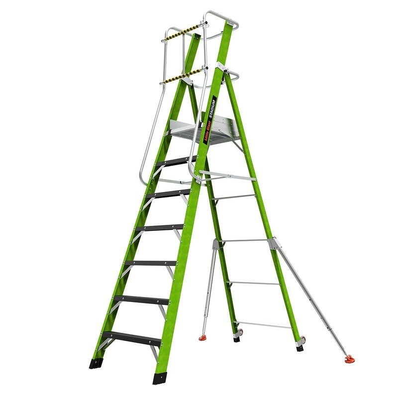 LITTLE GIANT STADIUM SERIES 2.0 PODIUM STEPLADDER 7 TREAD