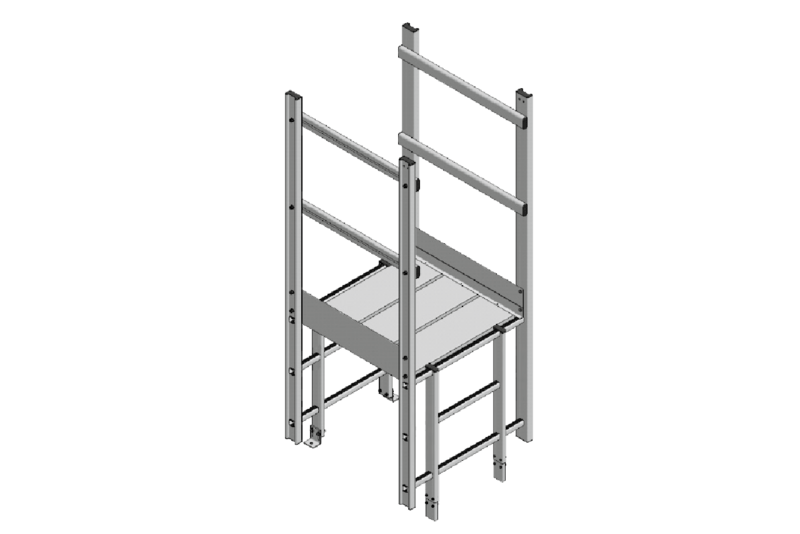 HYMER PARAPET CROSSOVERS PLATFORMS FOR FIXED LADDERS