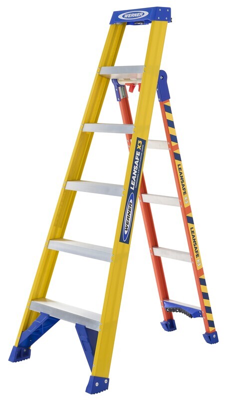 WERNER LEANSAFE X3 FIBREGLASS MULTI-PURPOSE LADDER