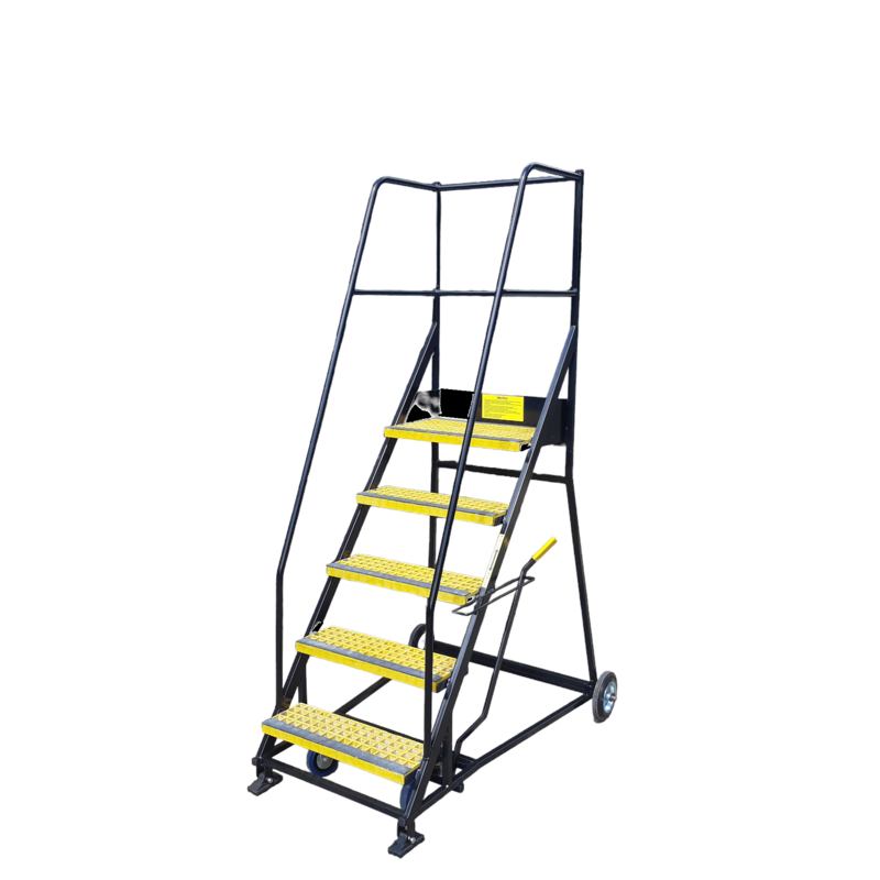 STEEL INDUSTRIAL MOBILE SAFETY STEP 5 TREAD
